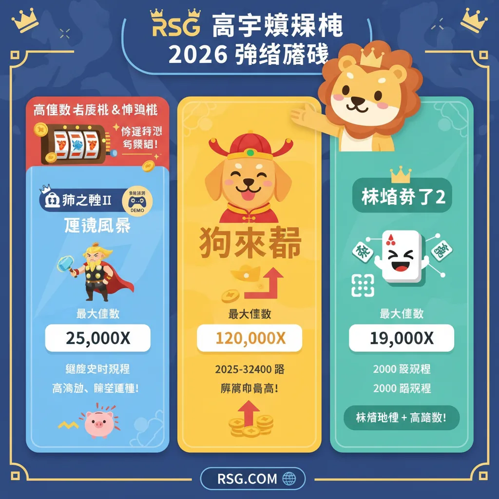 2026 年 RSG 皇家娛樂城遊戲陣容與特色一覽