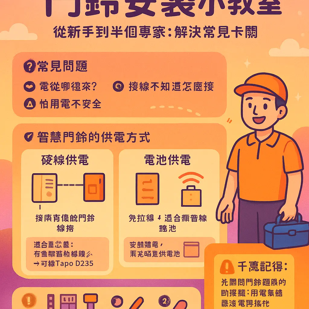 門鈴安裝 - 無線門鈴