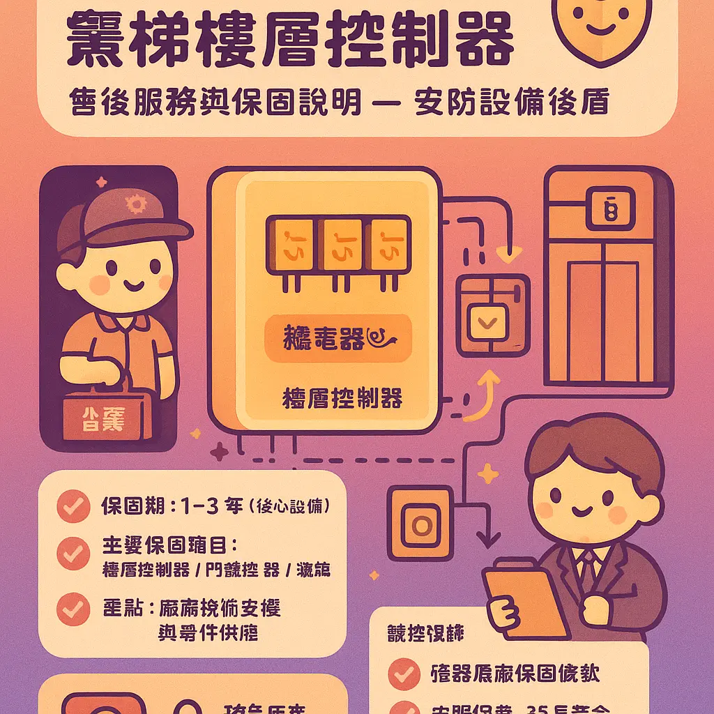 電梯樓層控制器 - 繼電器輸出