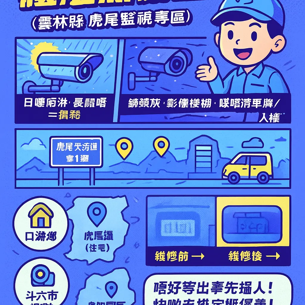 虎尾監視器 - 口湖鄉