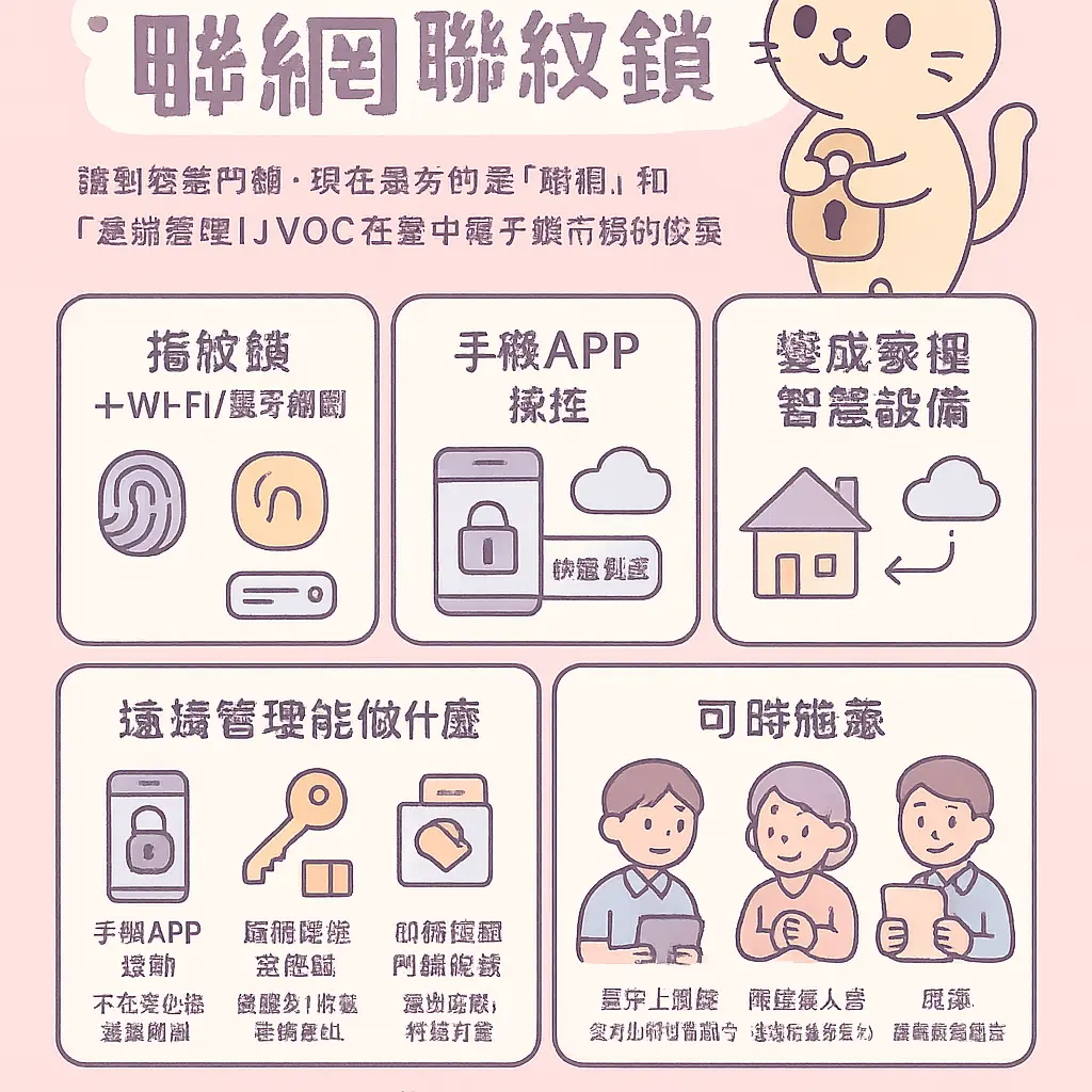 台中指紋鎖 - 貓眼電子鎖