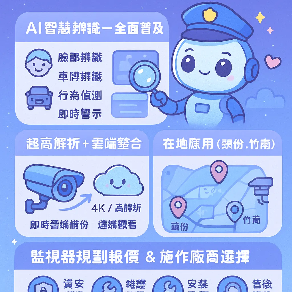 頭份監視器 - 監視器安裝