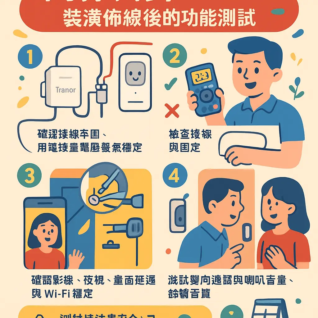 門鈴安裝 - 裝潢佈線