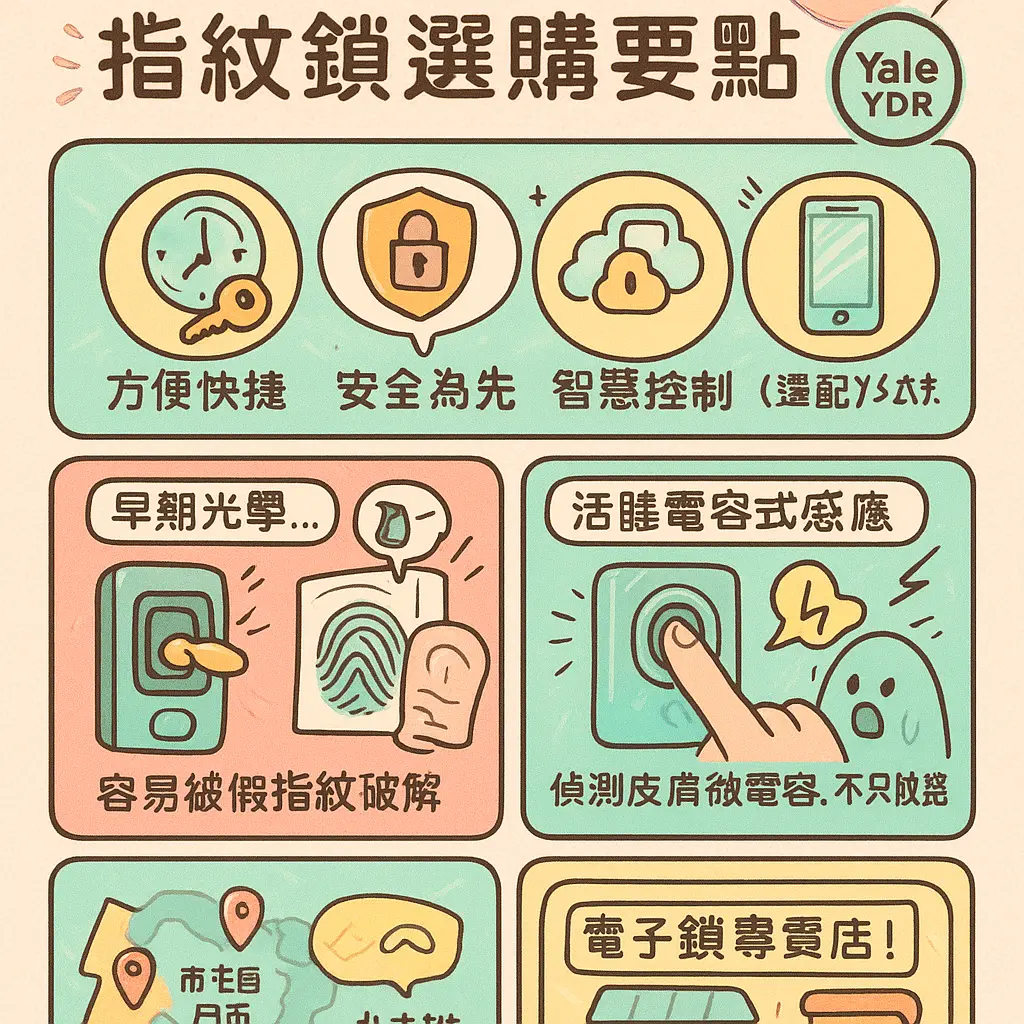 台中指紋鎖 - 電子鎖專賣店