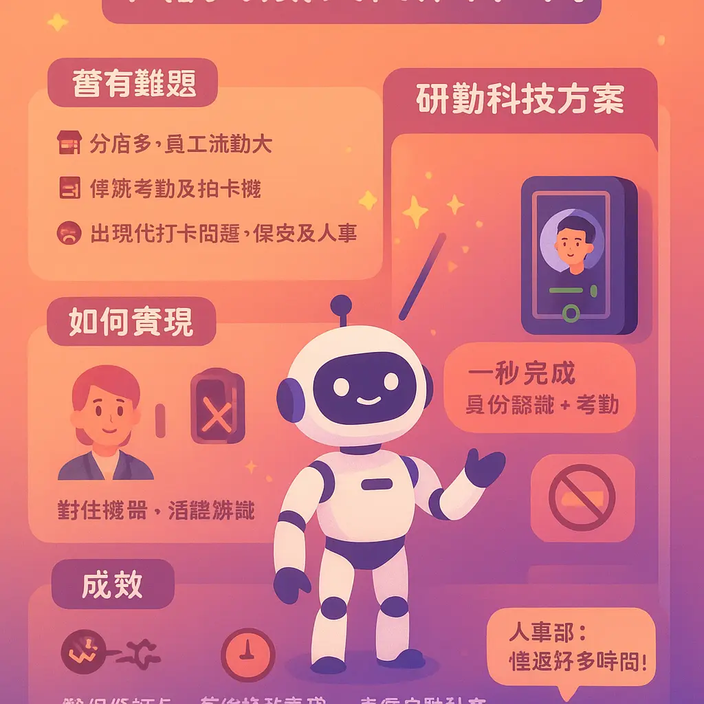 人臉辨識門禁 - 智能機械人