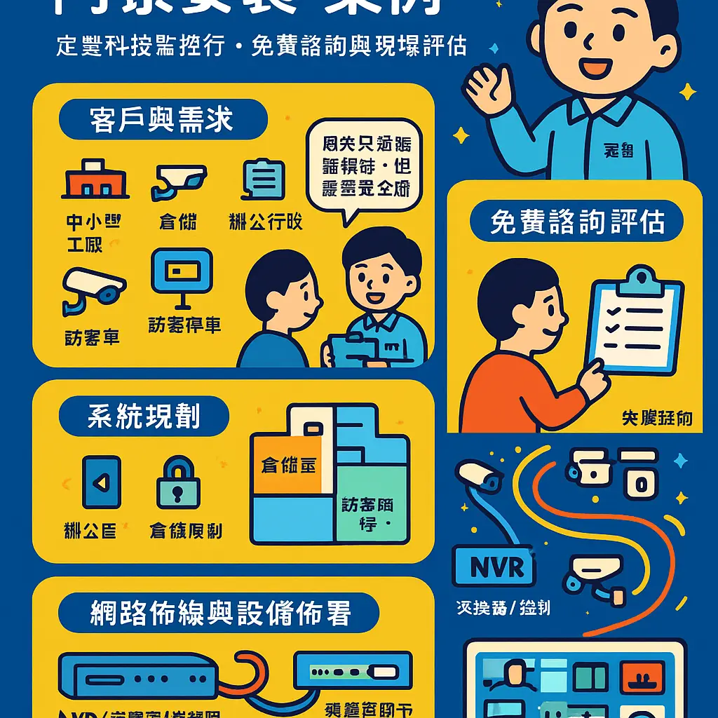 南投門禁安裝 - 網路佈線