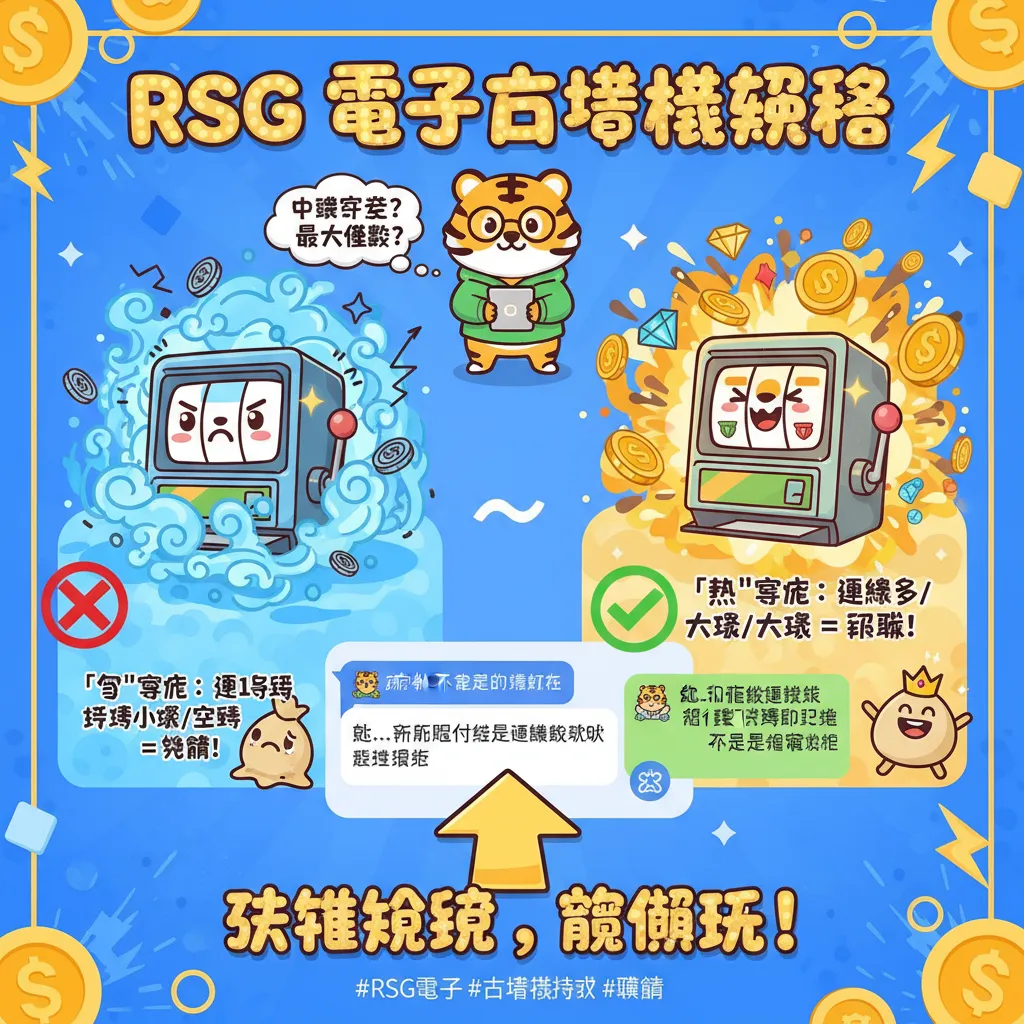 RSG電子老虎機技巧：如何掌握中獎節奏與最大倍數
