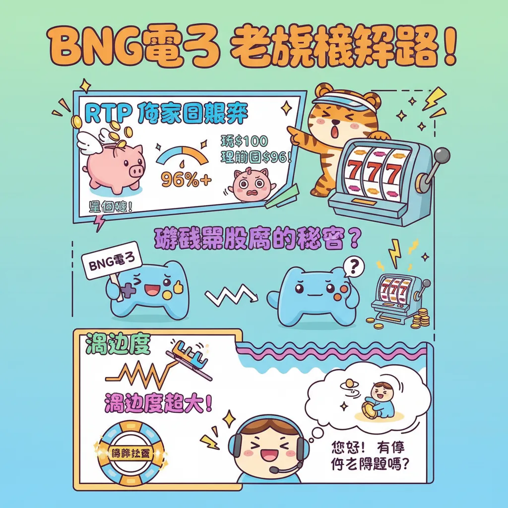 BNG電子老虎機的RTP與遊戲機制解析