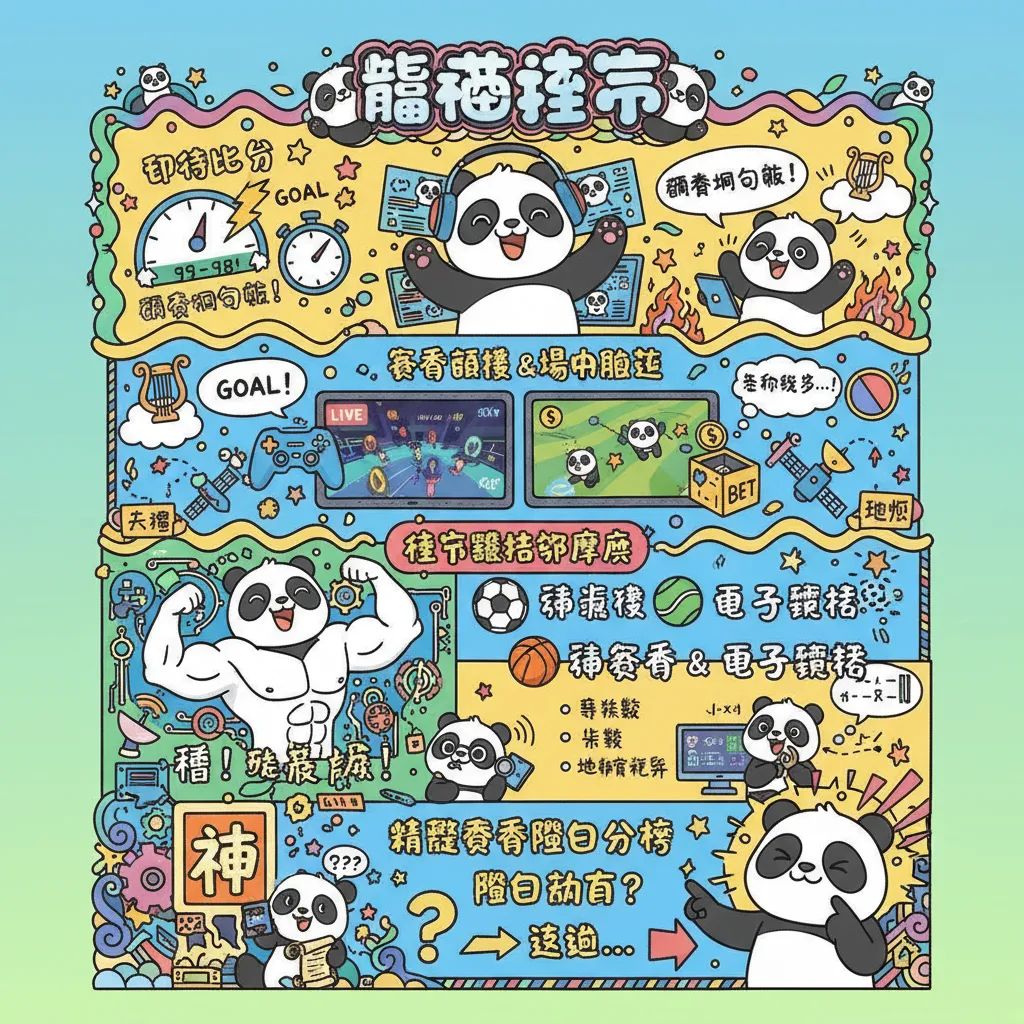 熊貓體育如何提供即時比分與精準賽事盤口分析？