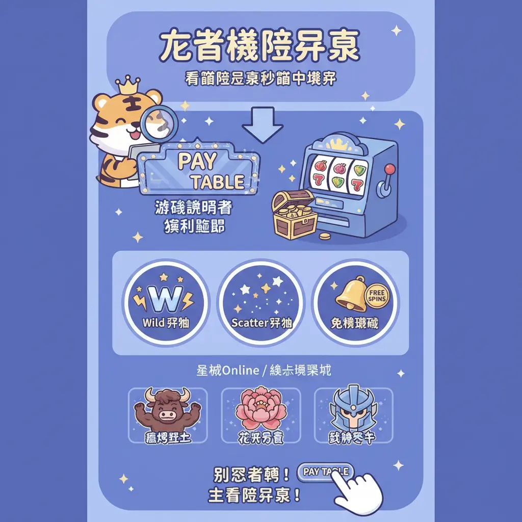 老虎機賠率表 - 老虎機