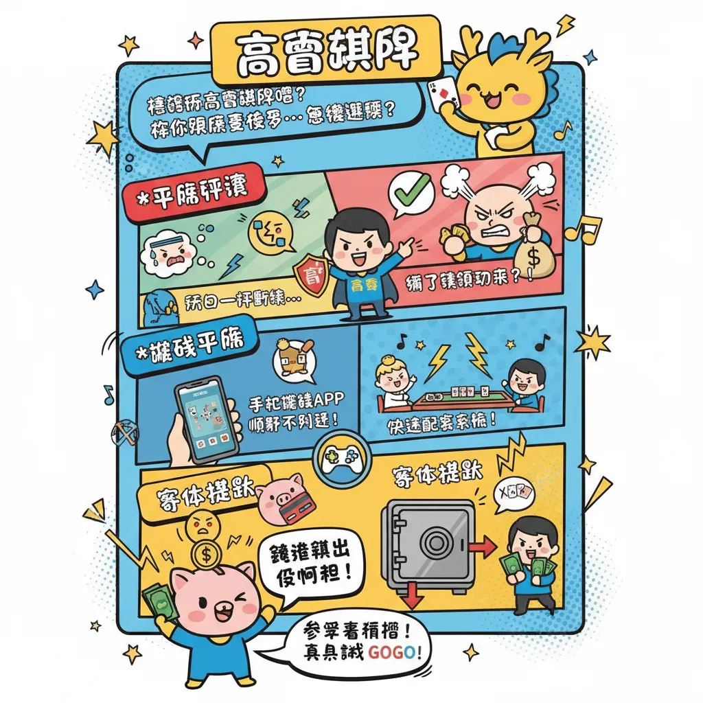 想玩高登棋牌？博弈平臺評測與存款提款教學