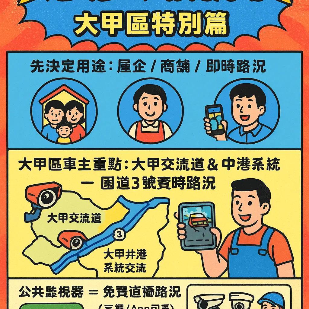 大甲監視器 - 大甲區