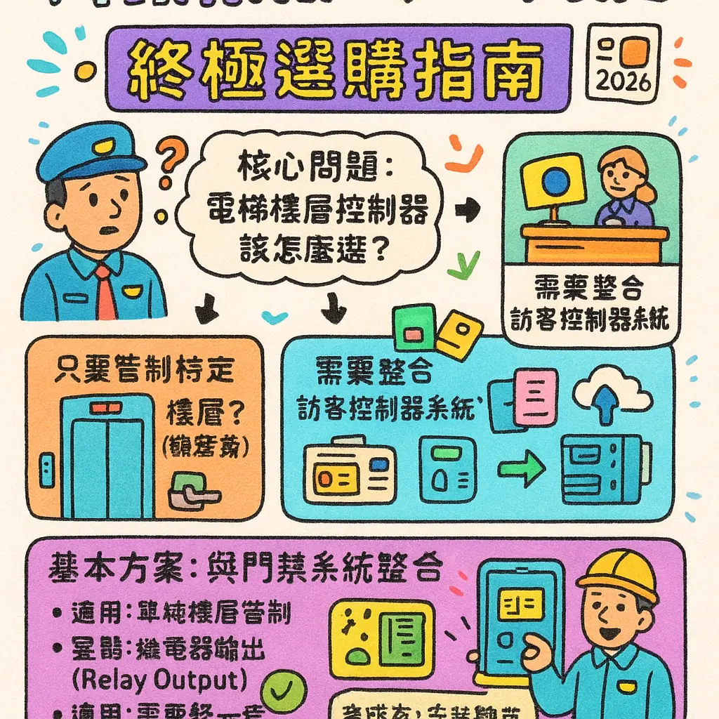 電梯樓層控制器 - 門禁系統