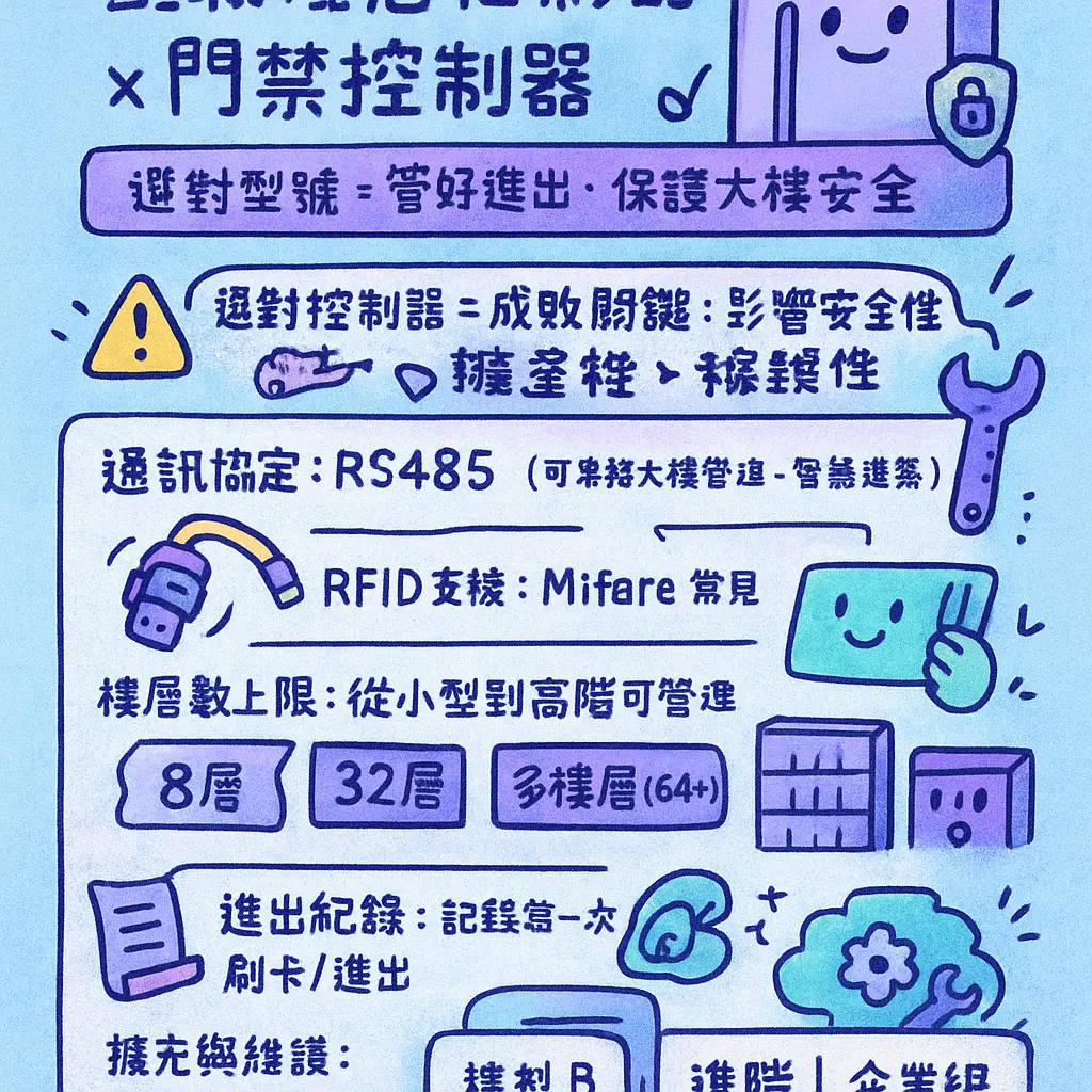 電梯樓層控制器 - 門禁控制器