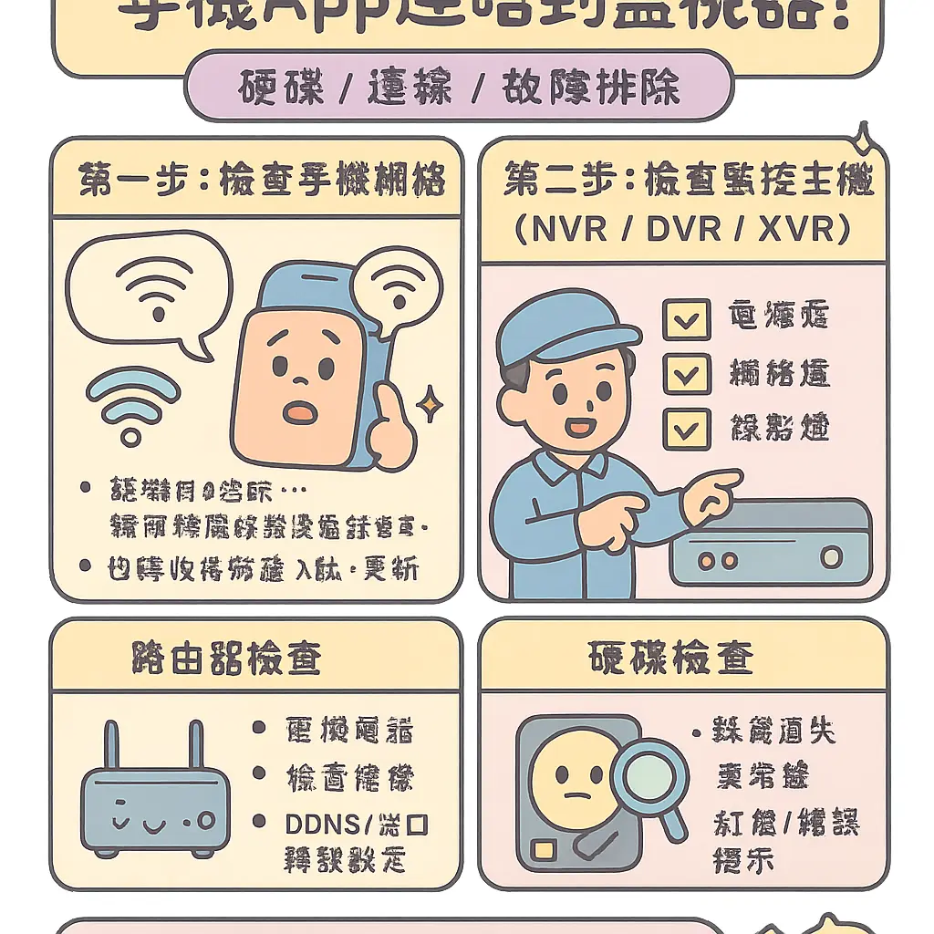 監視器常見問題 - 硬碟