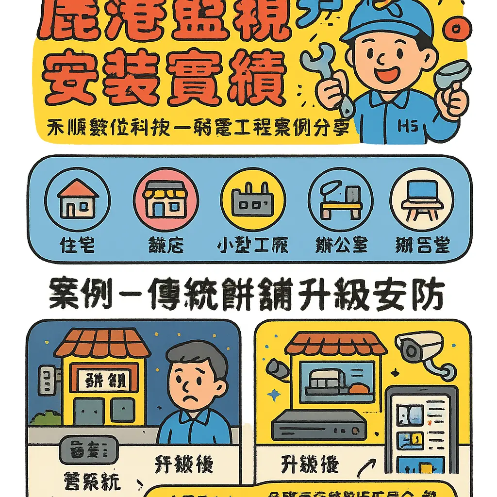 鹿港監視器安裝 - 鹿港