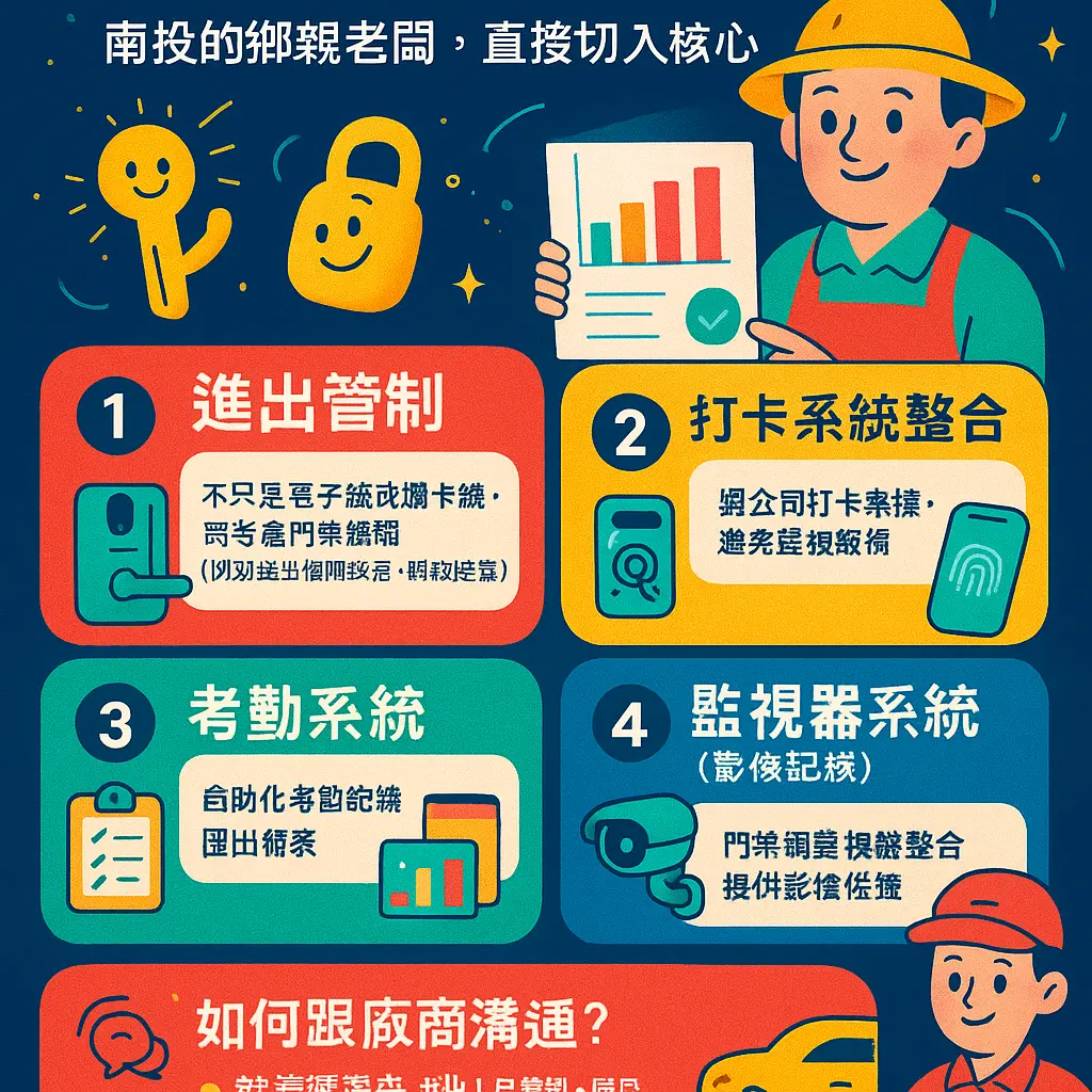 南投門禁安裝 - 門禁系統