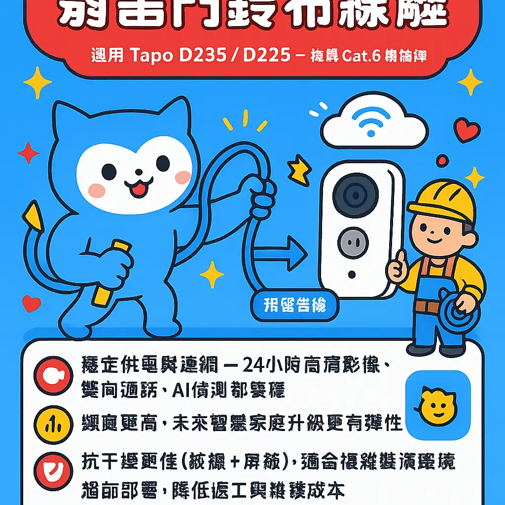 門鈴安裝 - 弱電工程