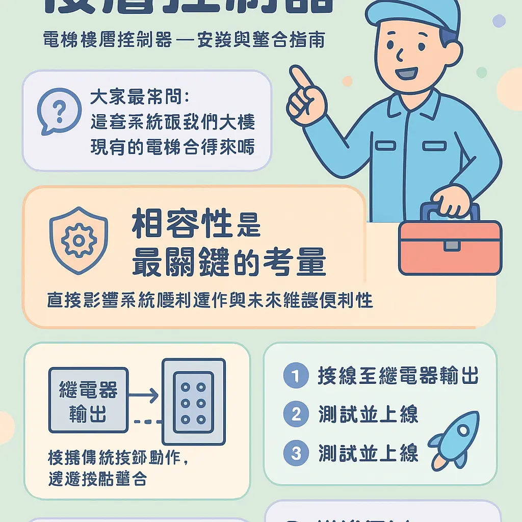 電梯樓層控制器 - 樓層控制器