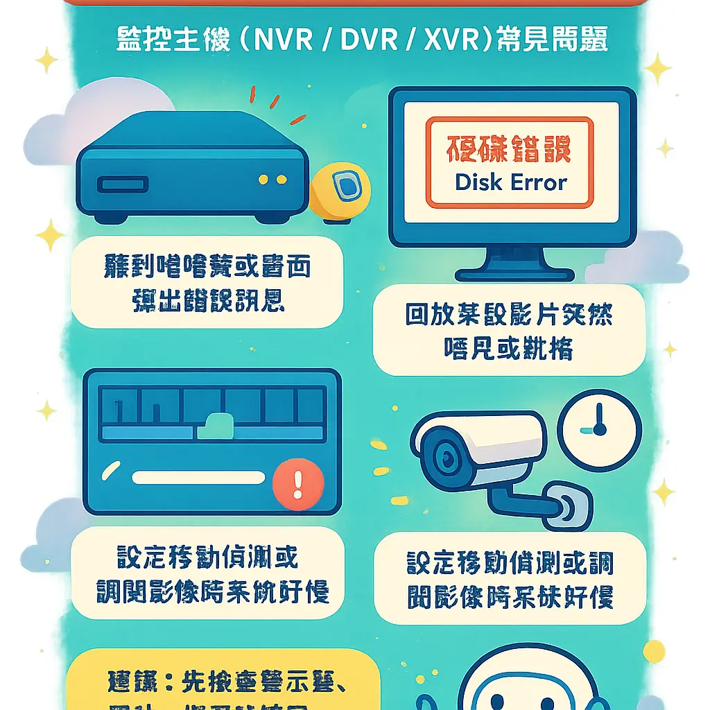 監視器常見問題 - 監控主機