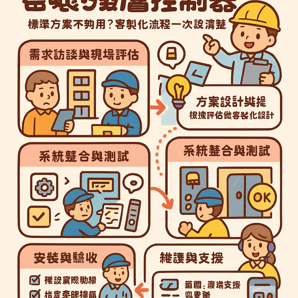 電梯樓層控制器 - 樓層管制