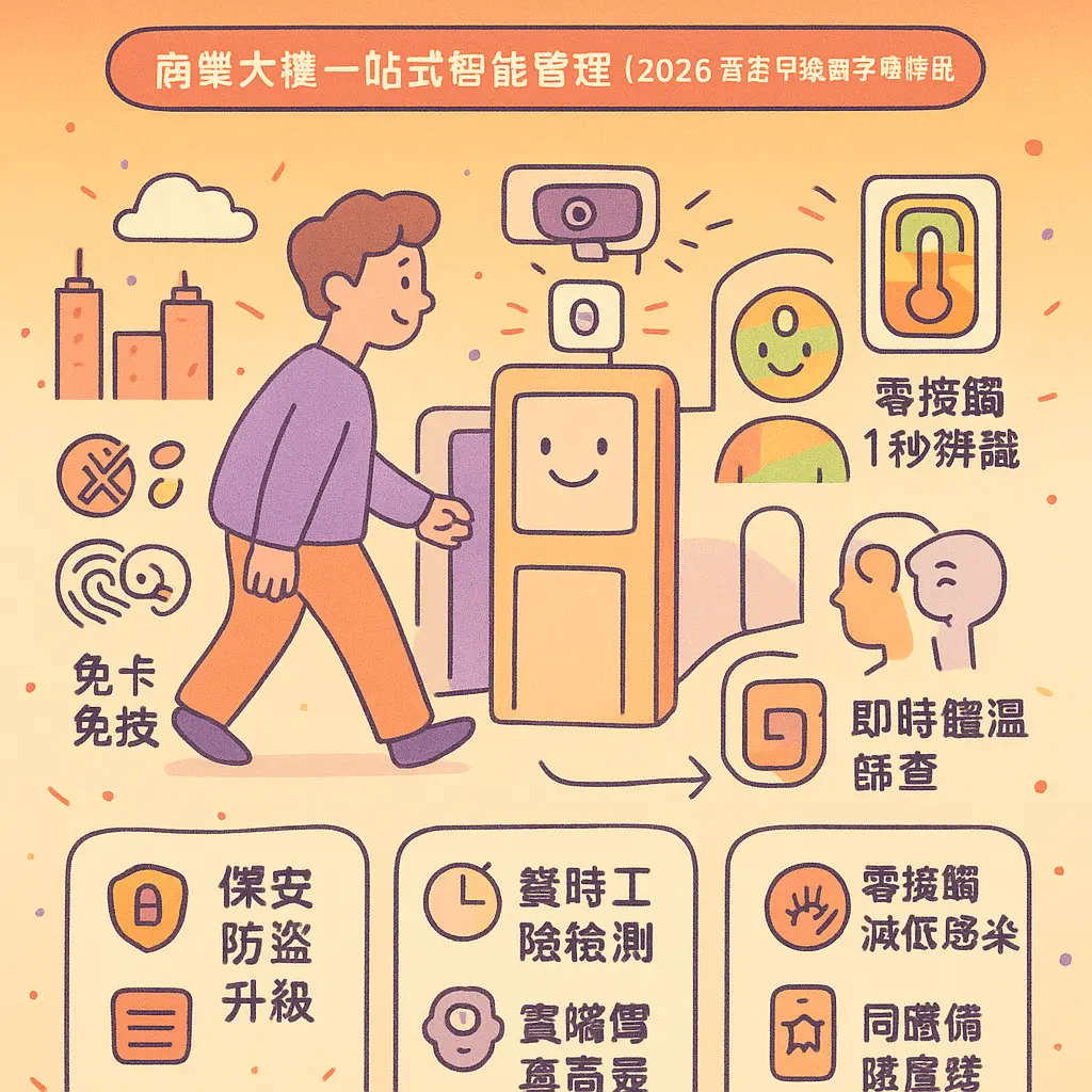 人臉辨識門禁 - 智能體溫檢測