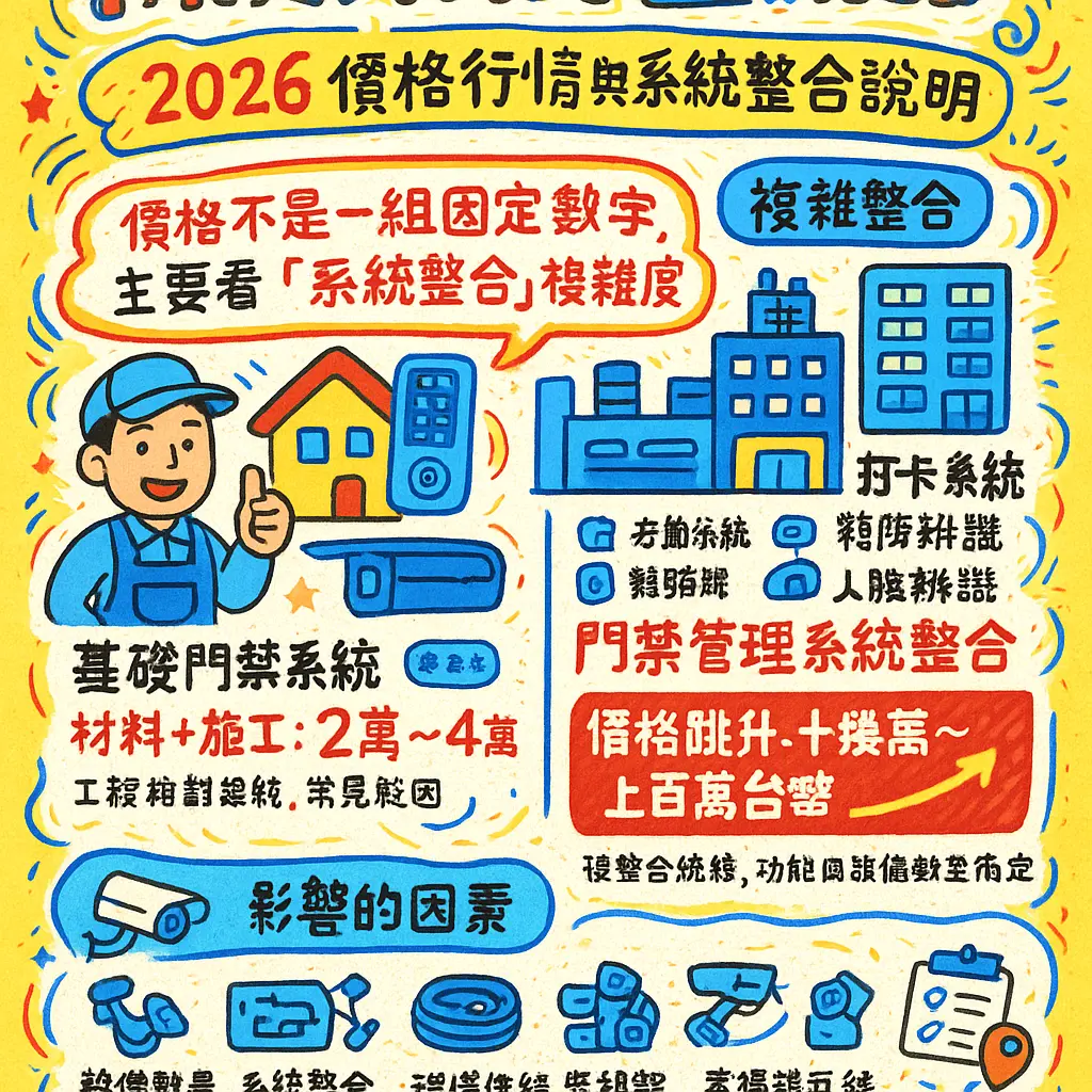 南投門禁安裝 - 南投監視器安裝