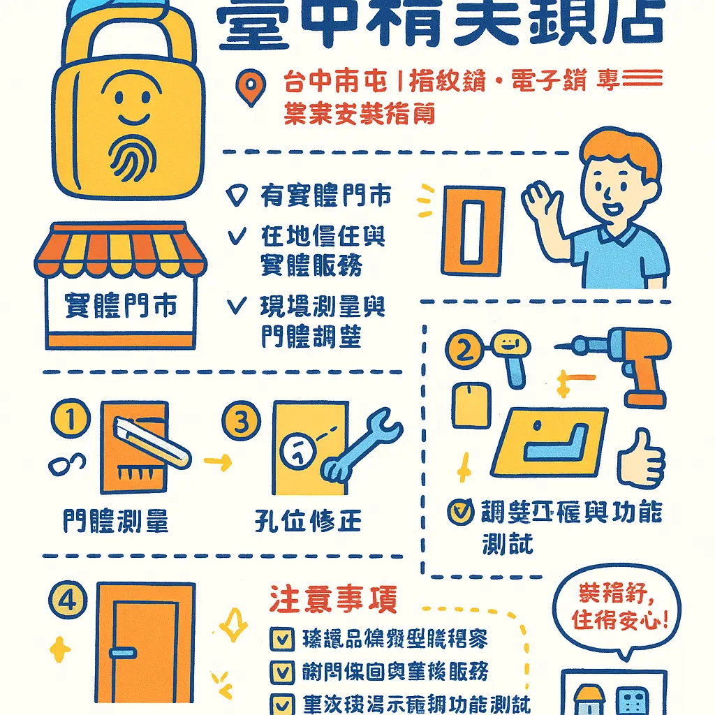 台中指紋鎖 - 臺中精美鎖店
