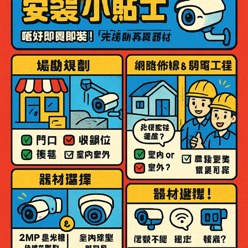 鹿港監視器安裝 - 監視器