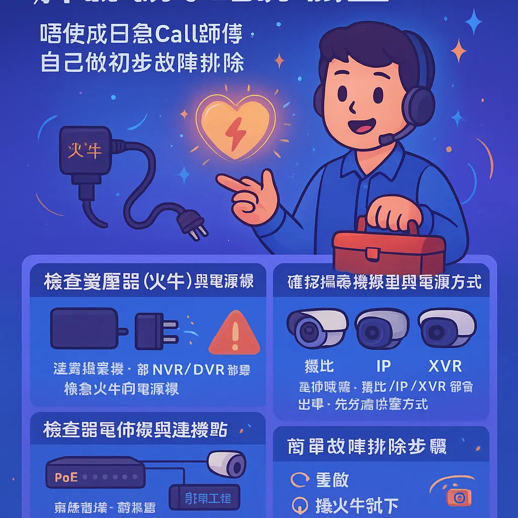 監視器常見問題 - 攝影機