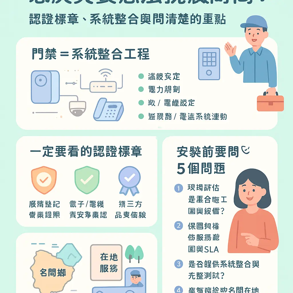 南投門禁安裝 - 名間鄉