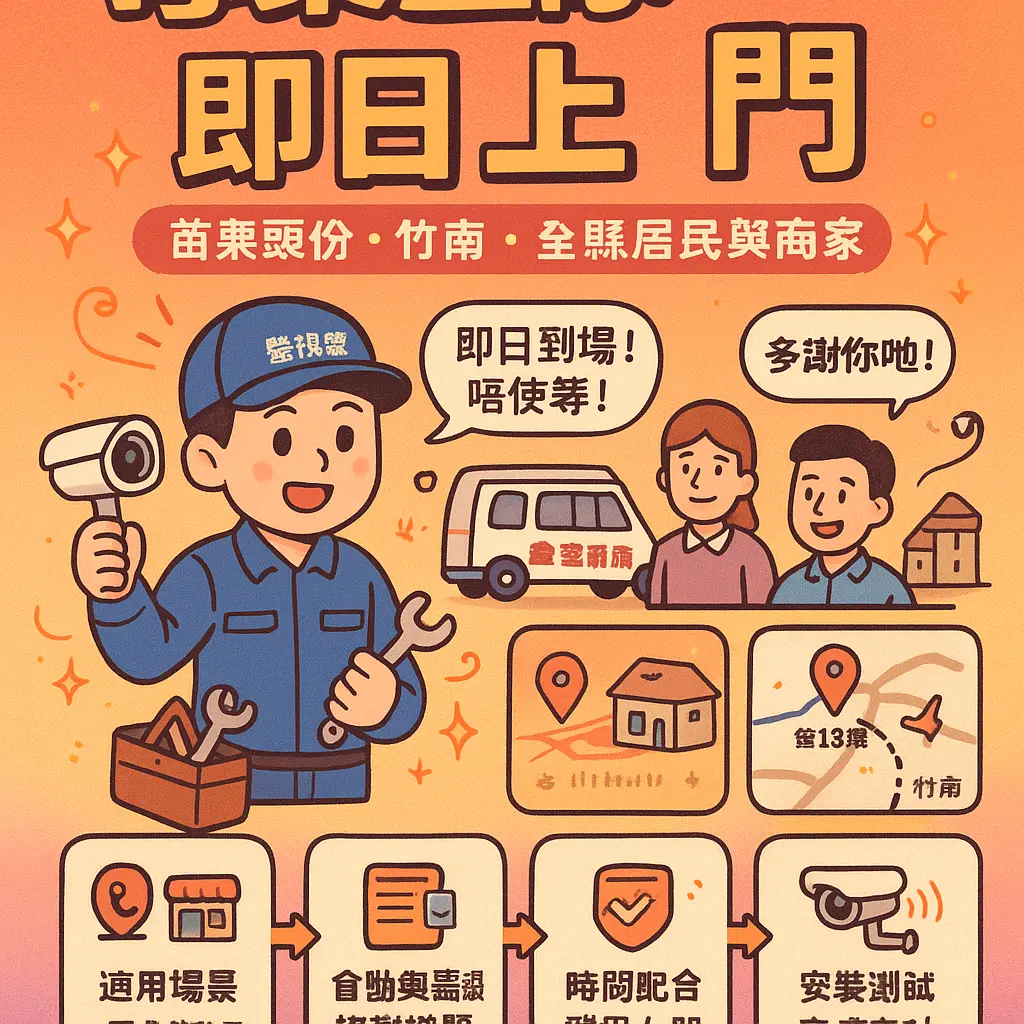 頭份監視器 - 苗栗頭份